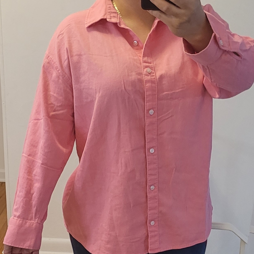H&M Pink Button Down Shirt